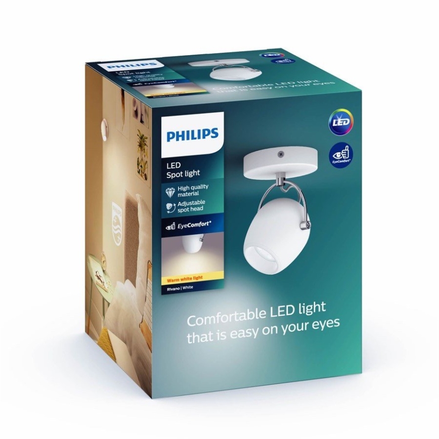 Philips 50611/31/P0 - Foco LED RIVANO LED/4,3W/230V