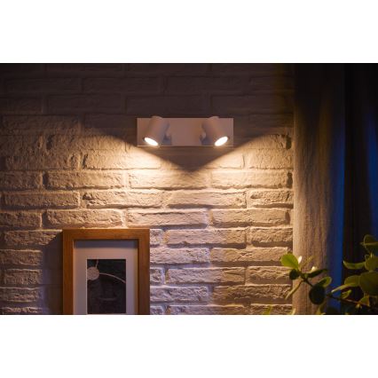 Philips - LED RGBW Foco com regulação Hue ARGENA 2xGU10/5,7W/230V