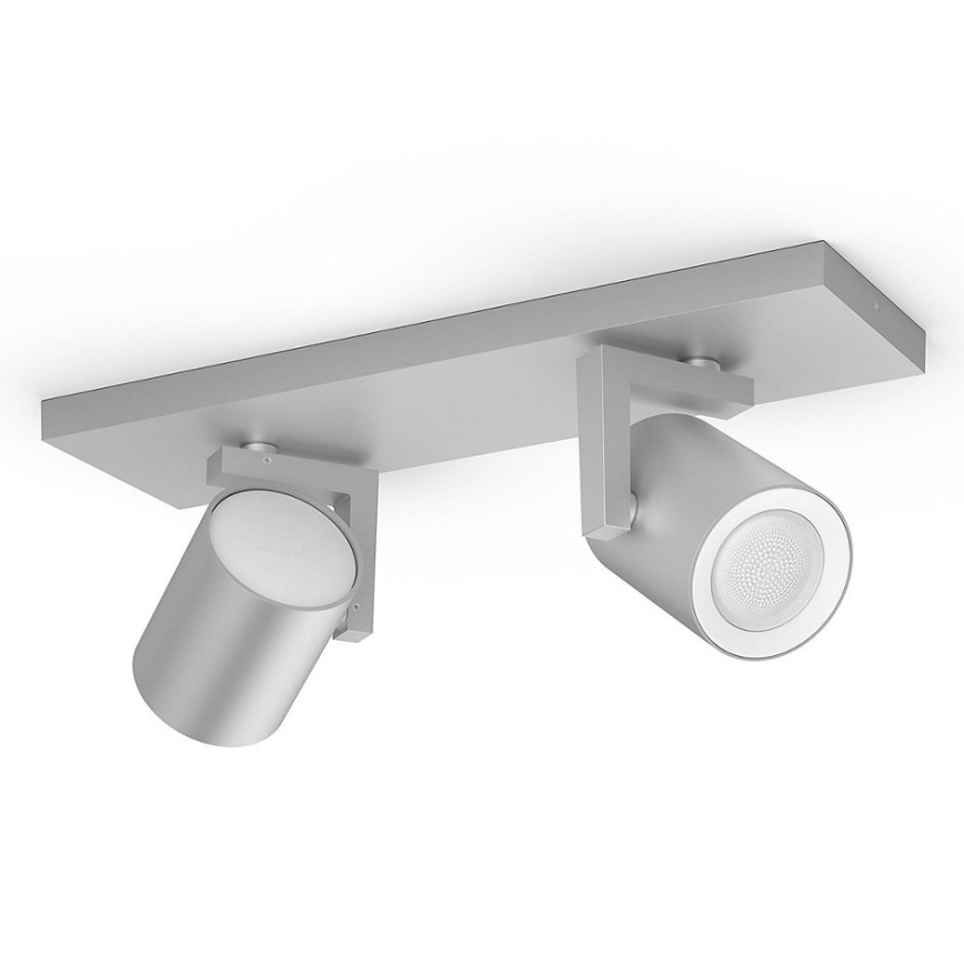 Philips - LED RGBW Foco com regulação Hue ARGENA 2xGU10/5,7W/230V