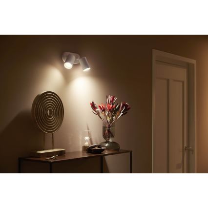 Philips - LED RGBW Foco com regulação Hue FUGATO 2xGU10/5,7W/230V