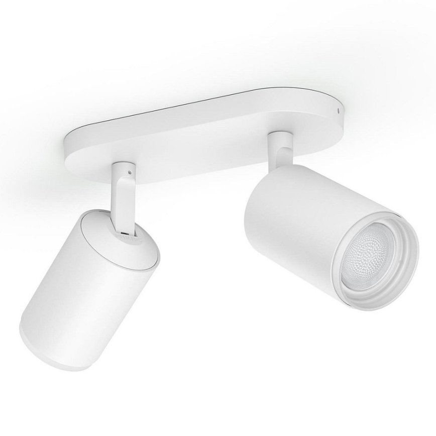 Philips - LED RGBW Foco com regulação Hue FUGATO 2xGU10/5,7W/230V