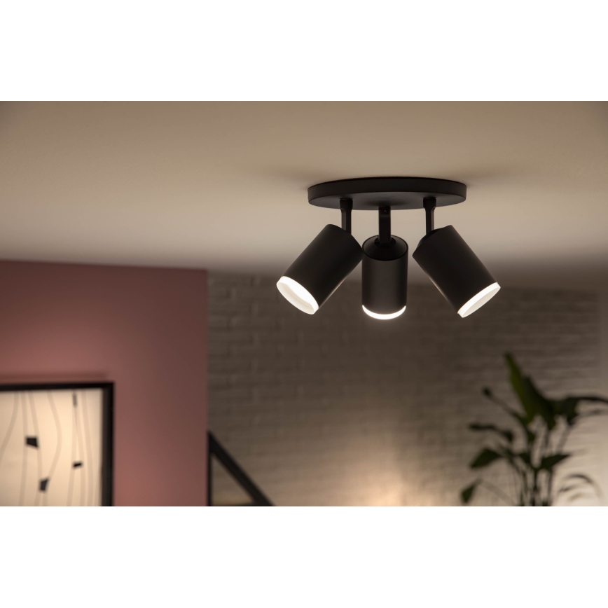 Philips - LED RGBW Foco com regulação Hue FUGATO 3xGU10/5,7W/230V