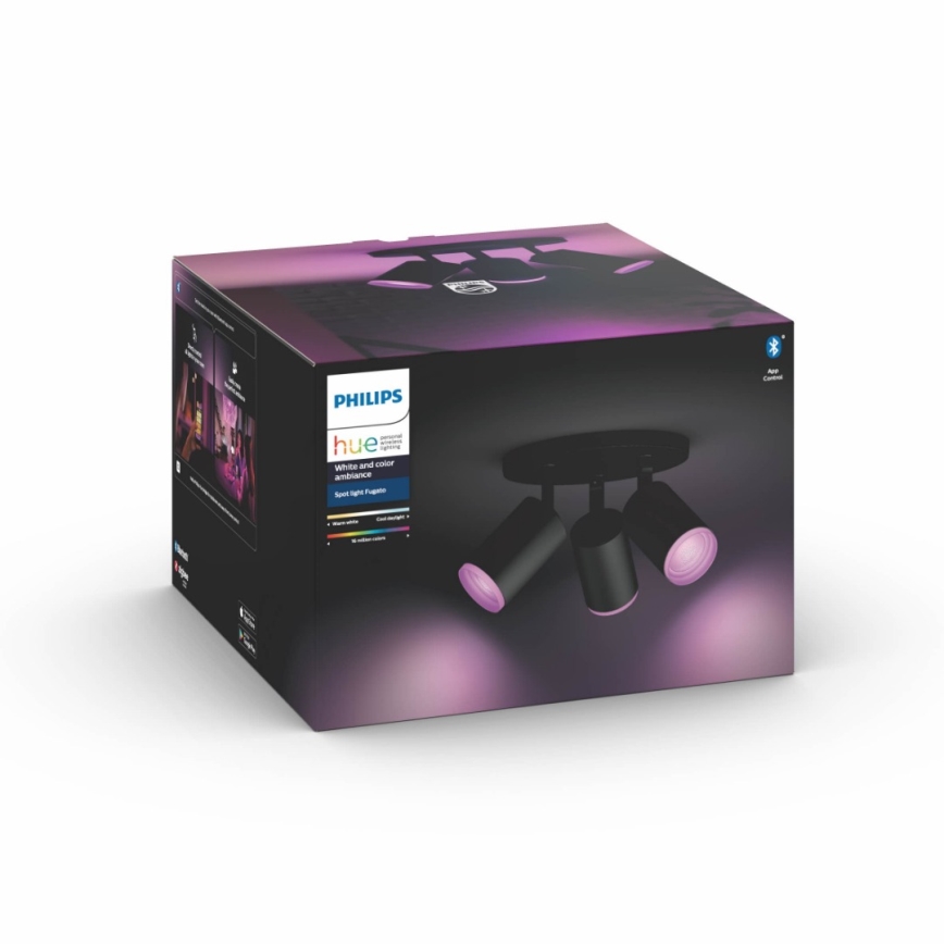 Philips - LED RGBW Foco com regulação Hue FUGATO 3xGU10/5,7W/230V