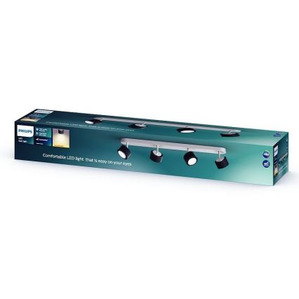 Philips 50654/30/P0 - Projetor LED FERANO 4xLED/4,3W/230V