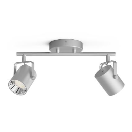 Philips 50662/14/P0 - Luminária de teto LED BYRE 2xLED/4,3W/230V 2200/2500/2700K