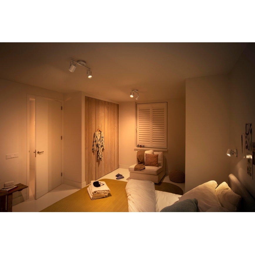 Philips 50662/14/P0 - Luminária de teto LED BYRE 2xLED/4,3W/230V 2200/2500/2700K