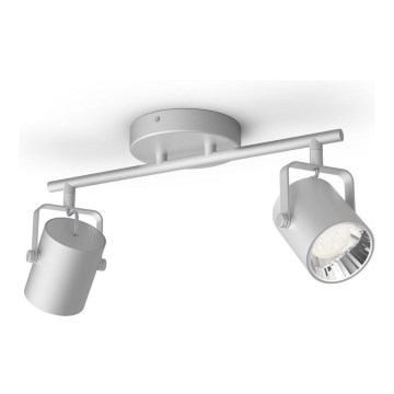 Philips 50662/14/P0 - Luminária de teto LED BYRE 2xLED/4,3W/230V 2200/2500/2700K