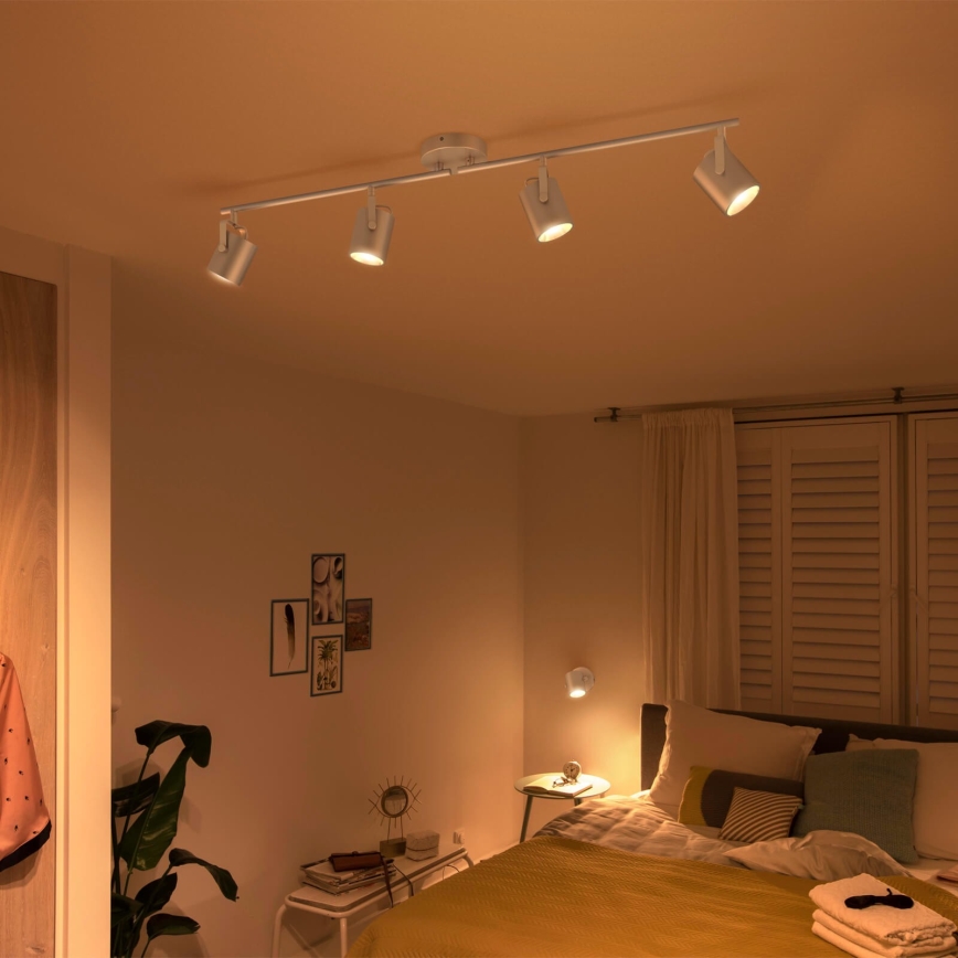 Philips 50664/14/P0 - Luminária de Teto LED BYRE 4xLED/4,3W/230V 2200/2500/2700K