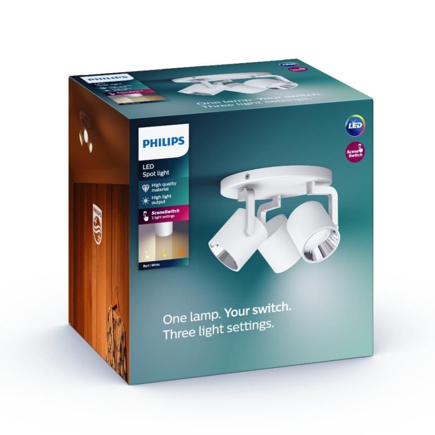 Philips - Foco LED com regulação 3xLED/4.5W/230V