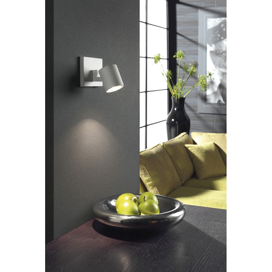 Philips 53090/48/16 - Foco RUNNER prata 1xGU10/35W/230V