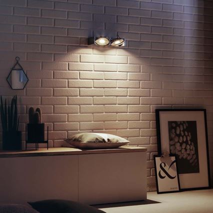 Philips 53152/48/P0 - Foco LED PARTICON 2xLED/4,5W/230V
