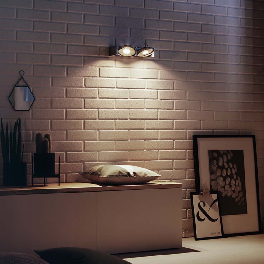 Philips 53152/48/P0 - Foco LED PARTICON 2xLED/4,5W/230V