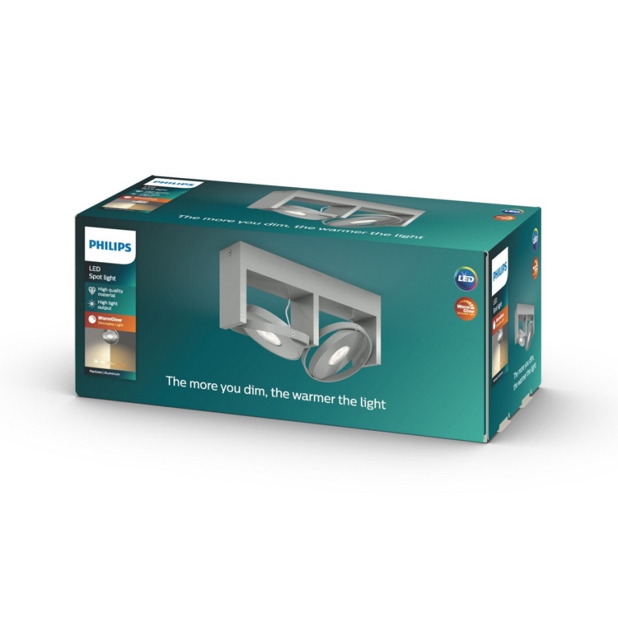 Philips 53152/48/P0 - Foco LED PARTICON 2xLED/4,5W/230V