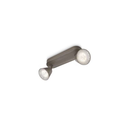 Philips 53252/26/16 - Foco LED MYLIVING IDYLLIC 2xLED SMD/4W/230V