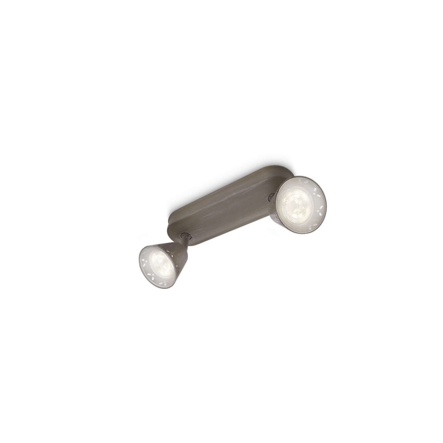 Philips 53252/26/16 - Foco LED MYLIVING IDYLLIC 2xLED SMD/4W/230V