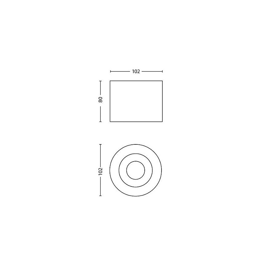 Philips - Foco LED com regulação 1xLED/4,5W/230V