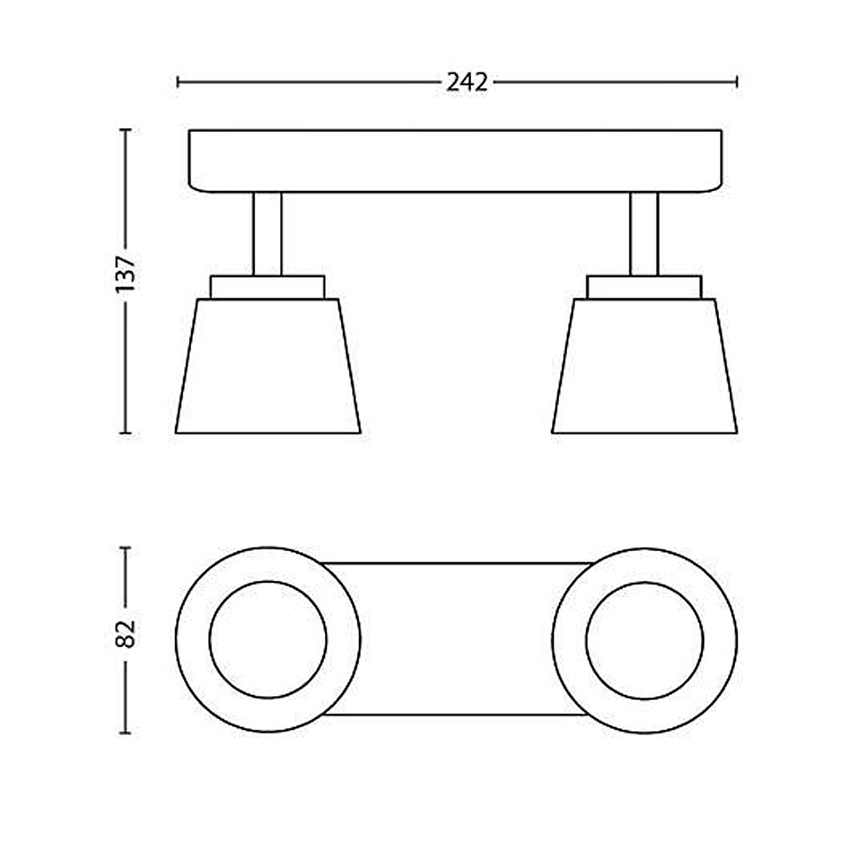 Philips - Foco LED 2xLED/4W/230V