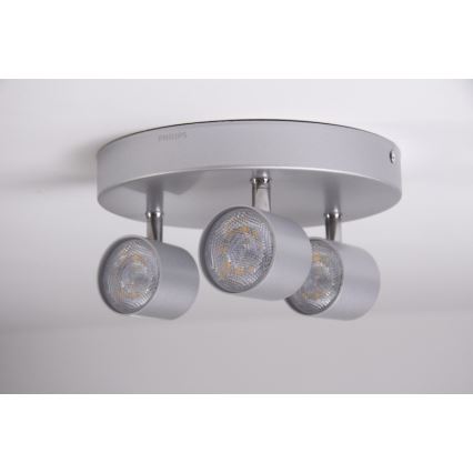 Philips 56243/48/16 - Foco LED com regulação MYLIVING STAR 3xLED/4W/230V