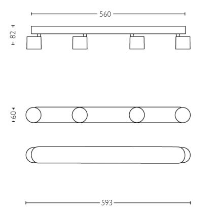 Philips - Foco LED com regulação 4xLED/4,5W/230V