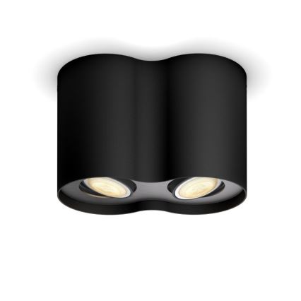 Philips - Iluminação LED com regulação Hue PILLAR 2xGU10/5W/230V + CR