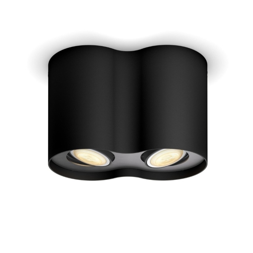 Philips - Iluminação LED com regulação Hue PILLAR 2xGU10/5W/230V + CR