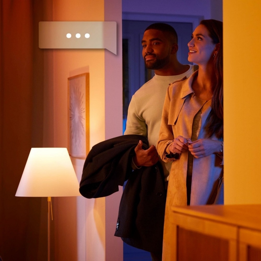 Philips - Iluminação LED com regulação Hue PILLAR 2xGU10/5W/230V + CR