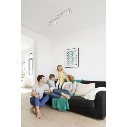 Philips 56484/31/16 - Foco MYLIVING BALSA 4xGU10/35W/230V