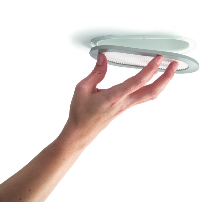 Philips 57955/48/16 - Luz encastrada de casa de banho MYLIVING HUDDLE 1xE27/12W