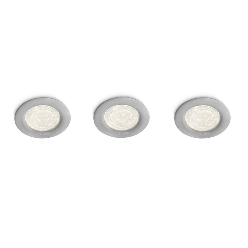Philips 59100/87/16 - CONJUNTO 3x LEDs de iluminação de encastrar SCEPTRUM LED/3W/230V