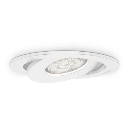 Philips - CONJUNTO 3x Focos de encastrar LED com regulação/4,5W/230V