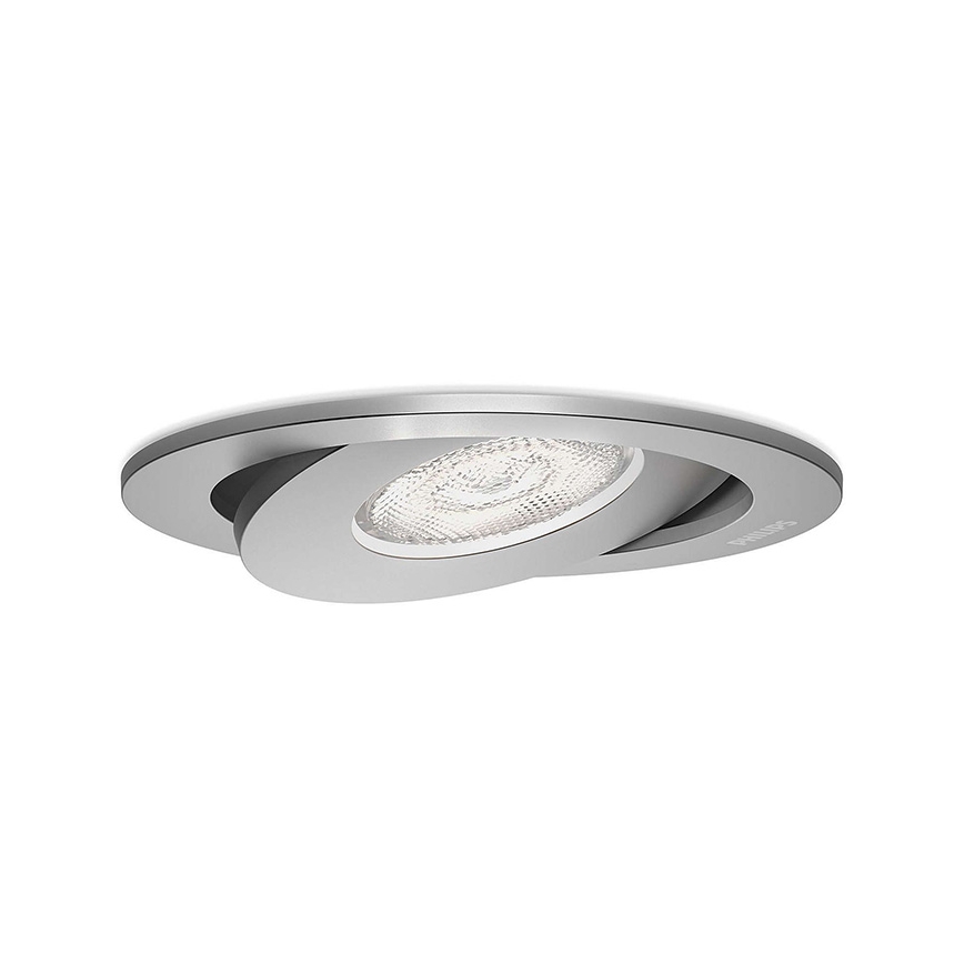 Philips - CONJUNTO 3x Foco de encastrar LED com regulação/4,5W/230V