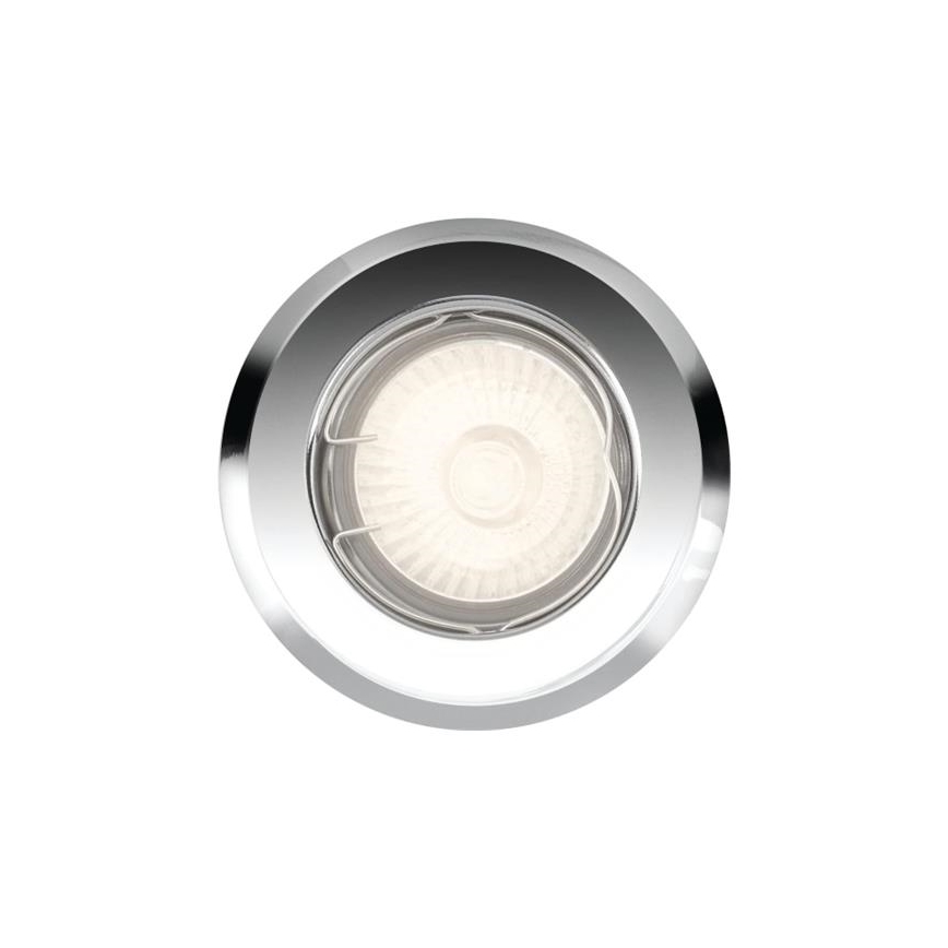 Philips - Iluminação embutida 1xGU10/50W/230V cromado brilhante