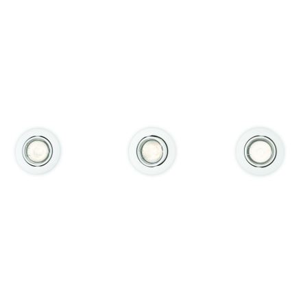 Philips 59243/31/E7 - CONJUNTO 3x Iluminação embutida ENIF 1xGU10/50W/230V