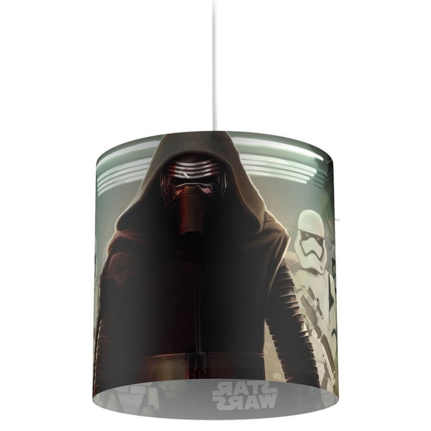 Philips 71751/30/GO - Abajur para crianças candeeiro STAR WARS E27 diâmetro 26 cm