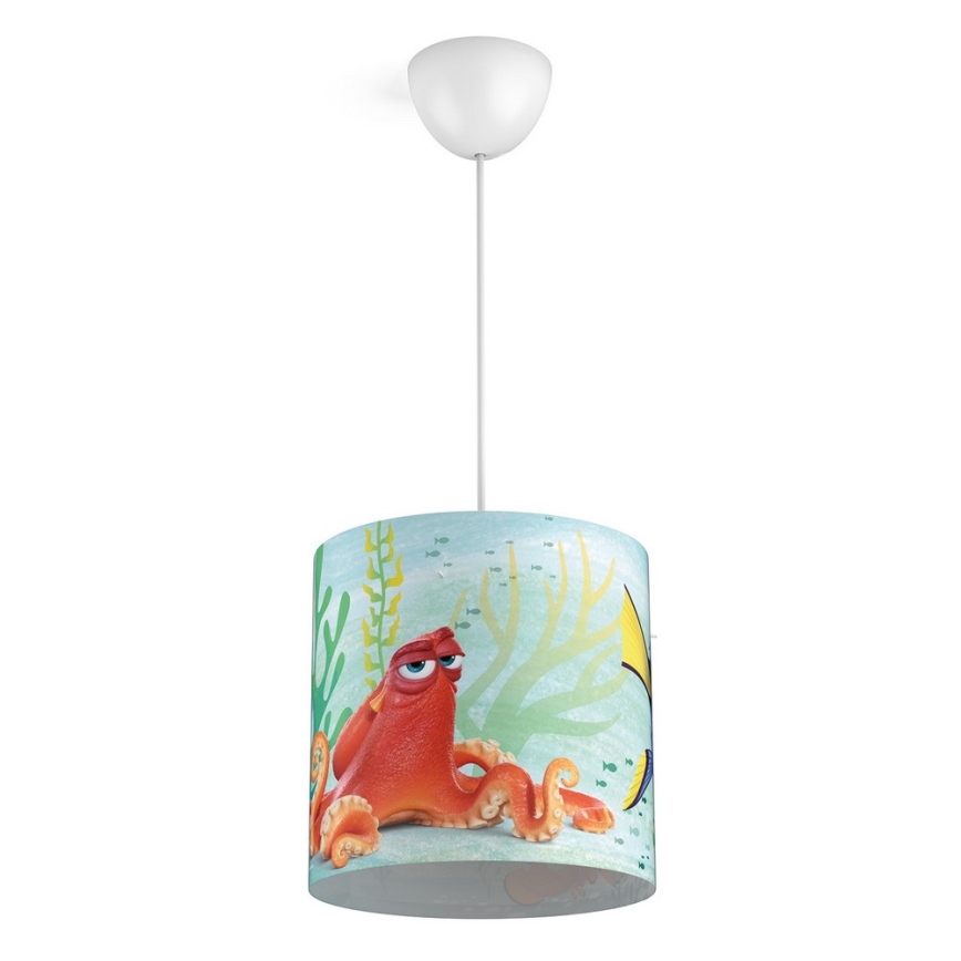 Philips 71751/90/26 - Abajur para crianças candeeiro DISNEY FINDING DORY E27 diâmetro 26 cm