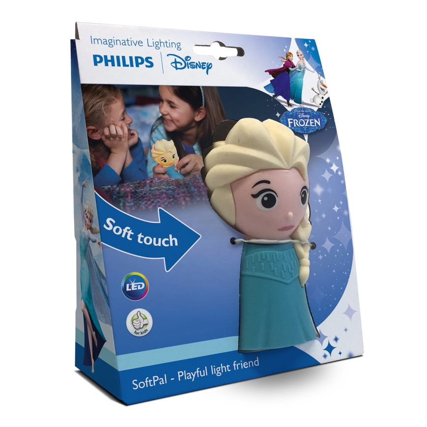 Philips 71768/03/16 - Candeeiro de criança LED DISNEY ELSA 1xLED/0,3W/3V