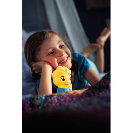 Philips 71768/03/16 - Candeeiro de criança LED DISNEY ELSA 1xLED/0,3W/3V