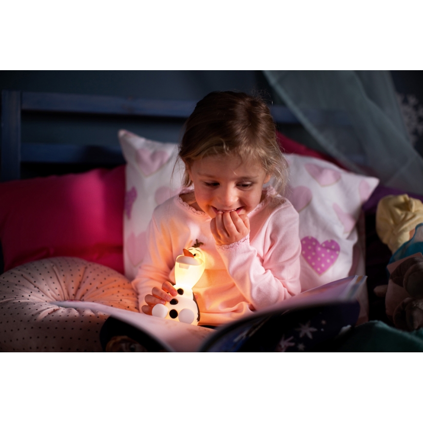 Philips 71768/08/16 - Candeeiro de criança LED DISNEY FROZEN 1xLED/0,3W/3V