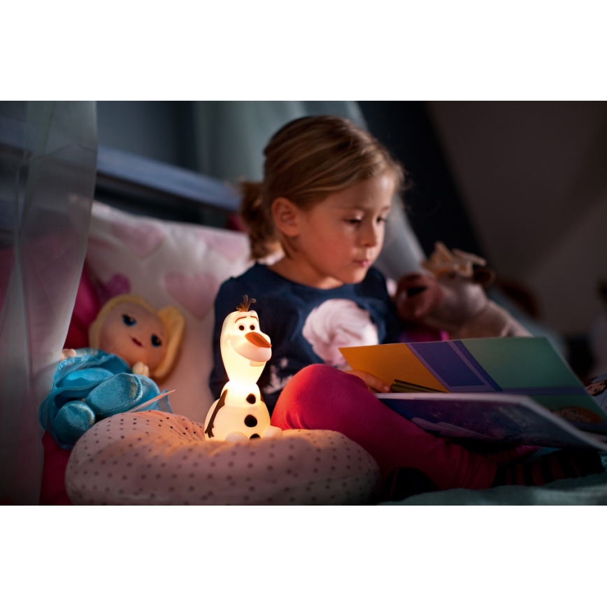 Philips 71768/08/16 - Candeeiro de criança LED DISNEY FROZEN 1xLED/0,3W/3V