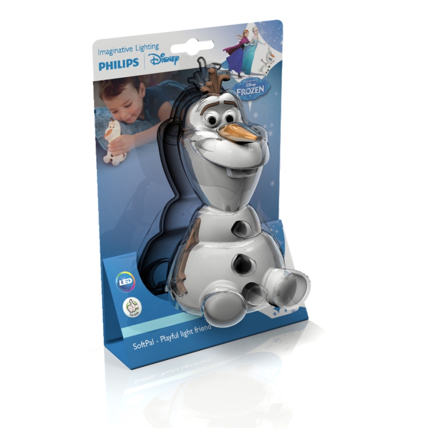 Philips 71768/08/16 - Candeeiro de criança LED DISNEY FROZEN 1xLED/0,3W/3V