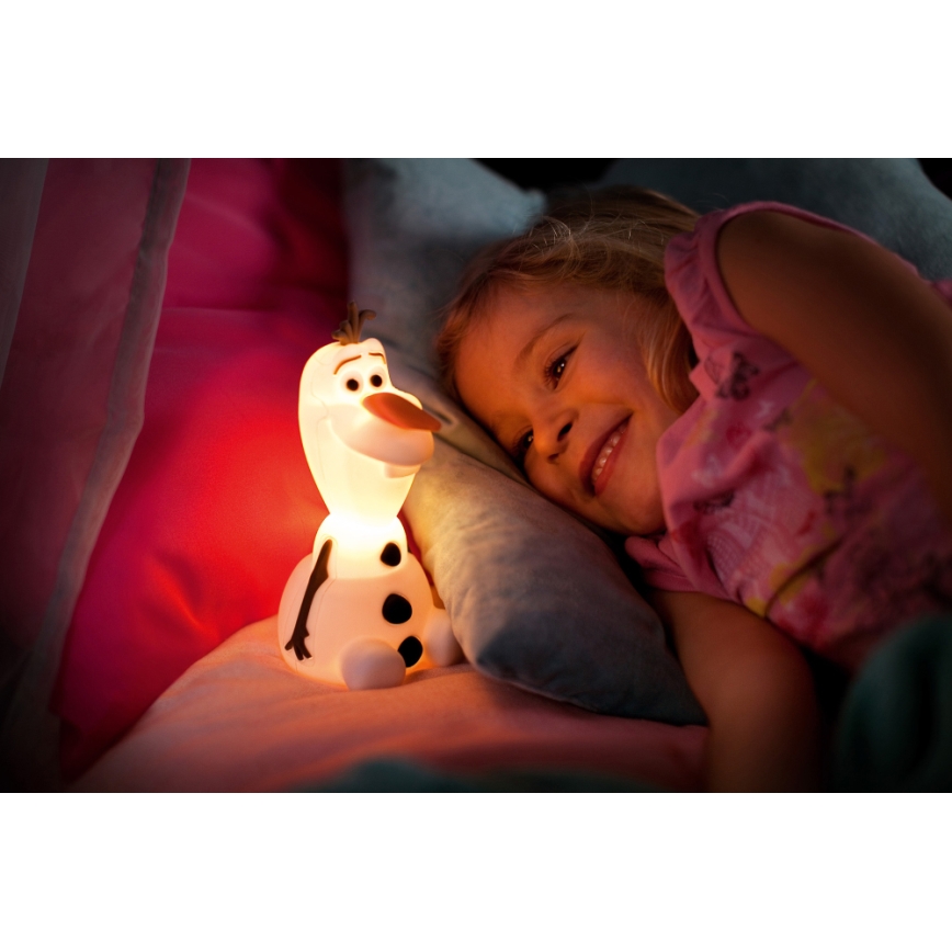Philips 71768/08/16 - Candeeiro de criança LED DISNEY FROZEN 1xLED/0,3W/3V
