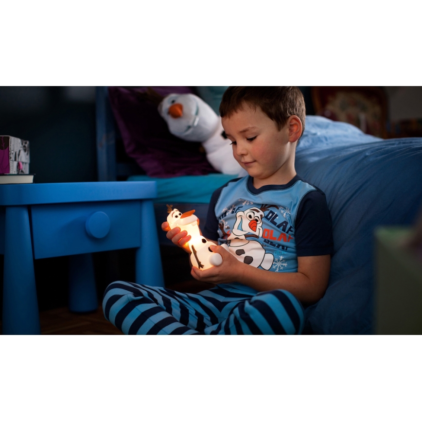 Philips 71768/08/16 - Candeeiro de criança LED DISNEY FROZEN 1xLED/0,3W/3V