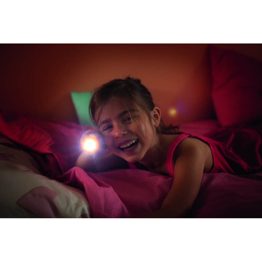 Philips 71788/90/16 - Lanterna infantil e projetor LED DISNEY DORY LED/3xLR44