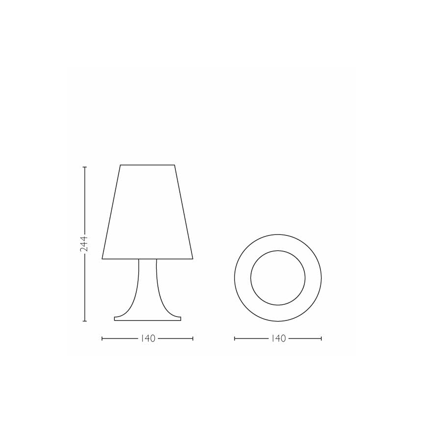 Philips - Candeeiro de mesa de criança LED 1xLED/2,3W/230V