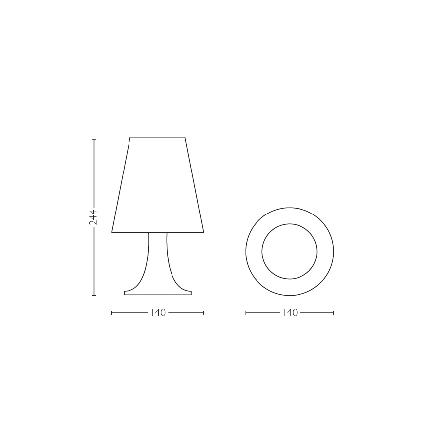 Philips - Candeeiro de mesa LED para crianças LED/2,3W/230V