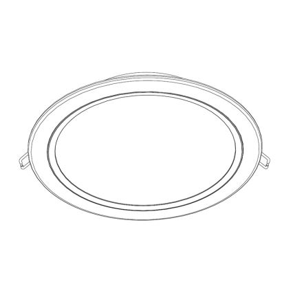 Philips - Foco de encastrar LED 1xLED/20W/230V