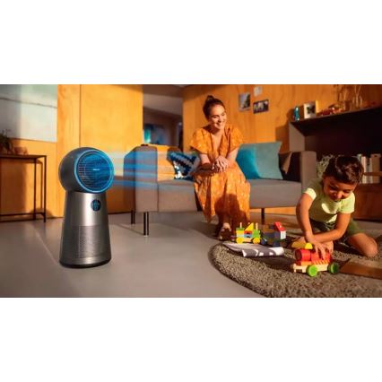 Philips AMF220/15 - Purificador de ar, ventoinha e aquecedor de ar série 3 em 1 2000 230V + controlo remoto