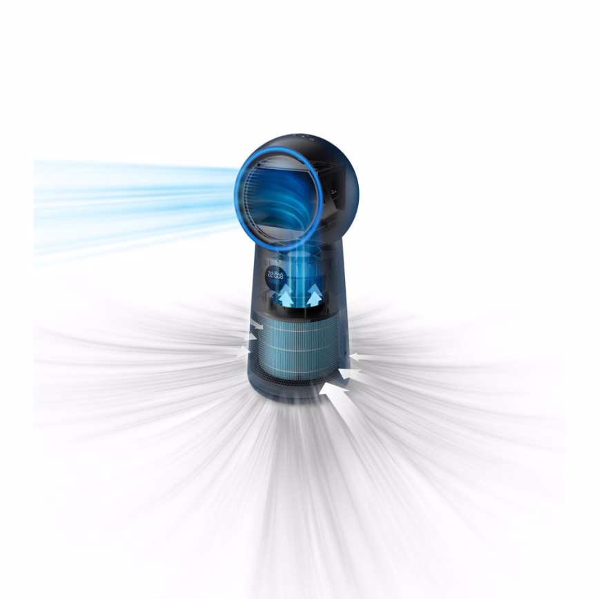 Philips AMF220/15 - Purificador de ar, ventoinha e aquecedor de ar série 3 em 1 2000 230V + controlo remoto