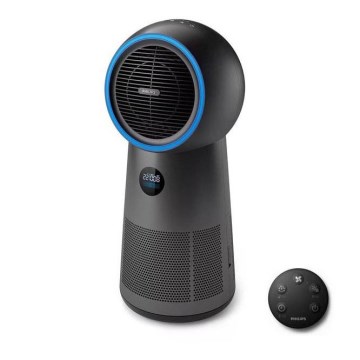 Philips AMF220/15 - Purificador de ar, ventoinha e aquecedor de ar série 3 em 1 2000 230V + controlo remoto