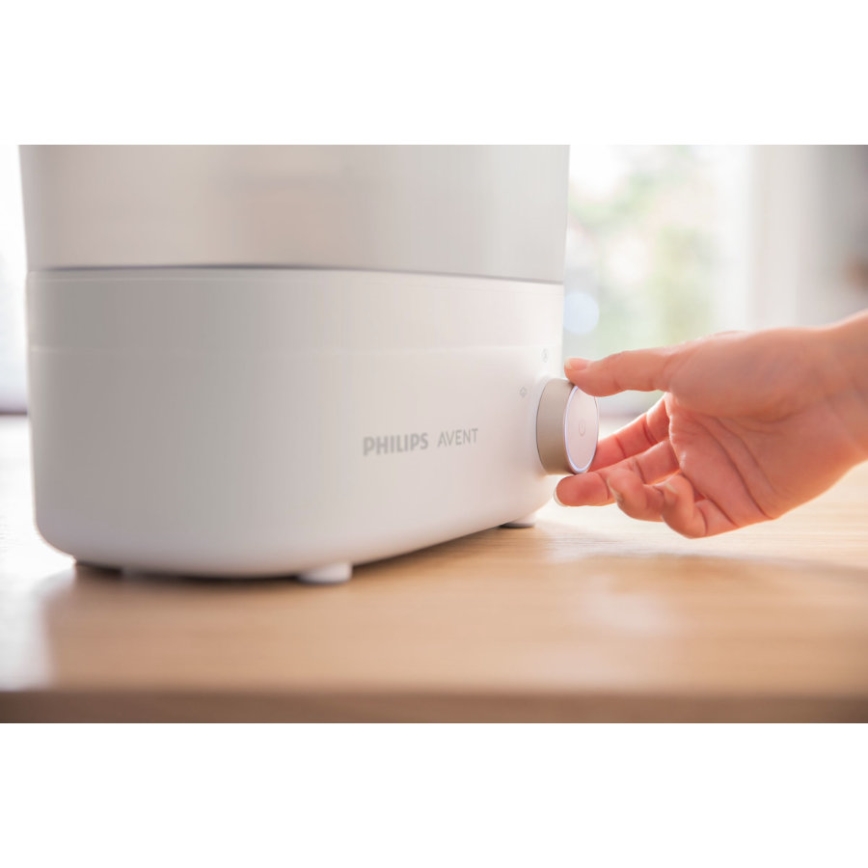 Philips Avent - Esterilizador elétrico a vapor PREMIUM 3 em 1